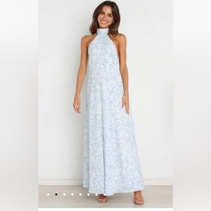 Petal and Pup - Kallani Dress - Blue - Large NWT